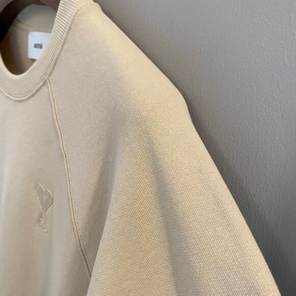 Ami Crew Neck Long Sleeve Sweatshirt - Picture 7 of 8